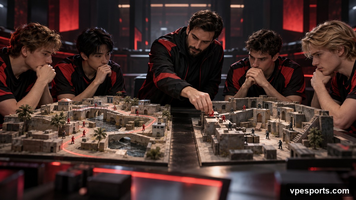 A tactical squad reviews its controlled two-map victory