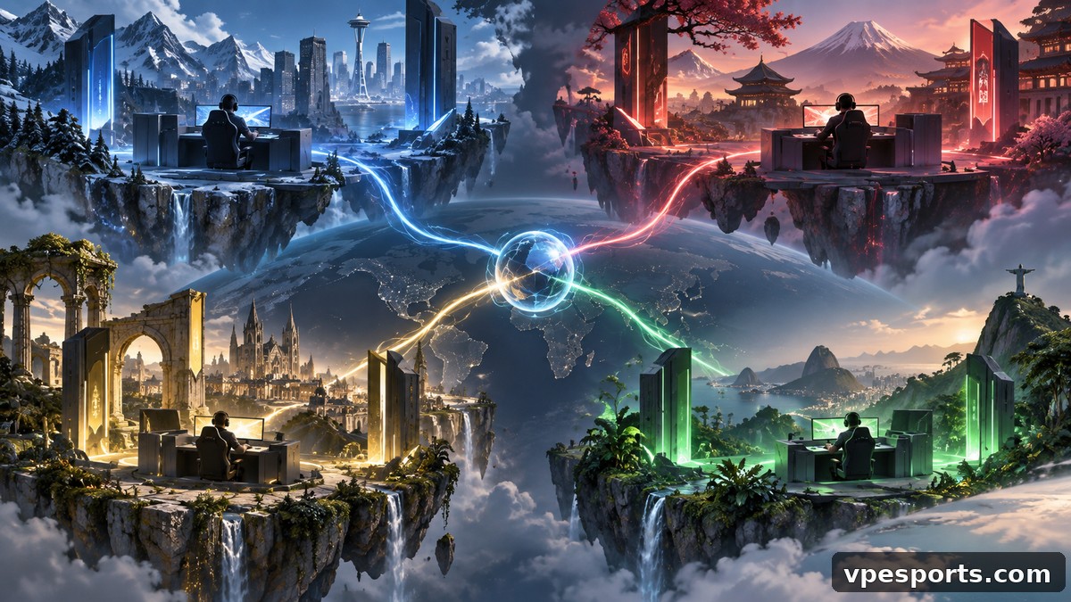 Conceptual illustration comparing the four VCT regions