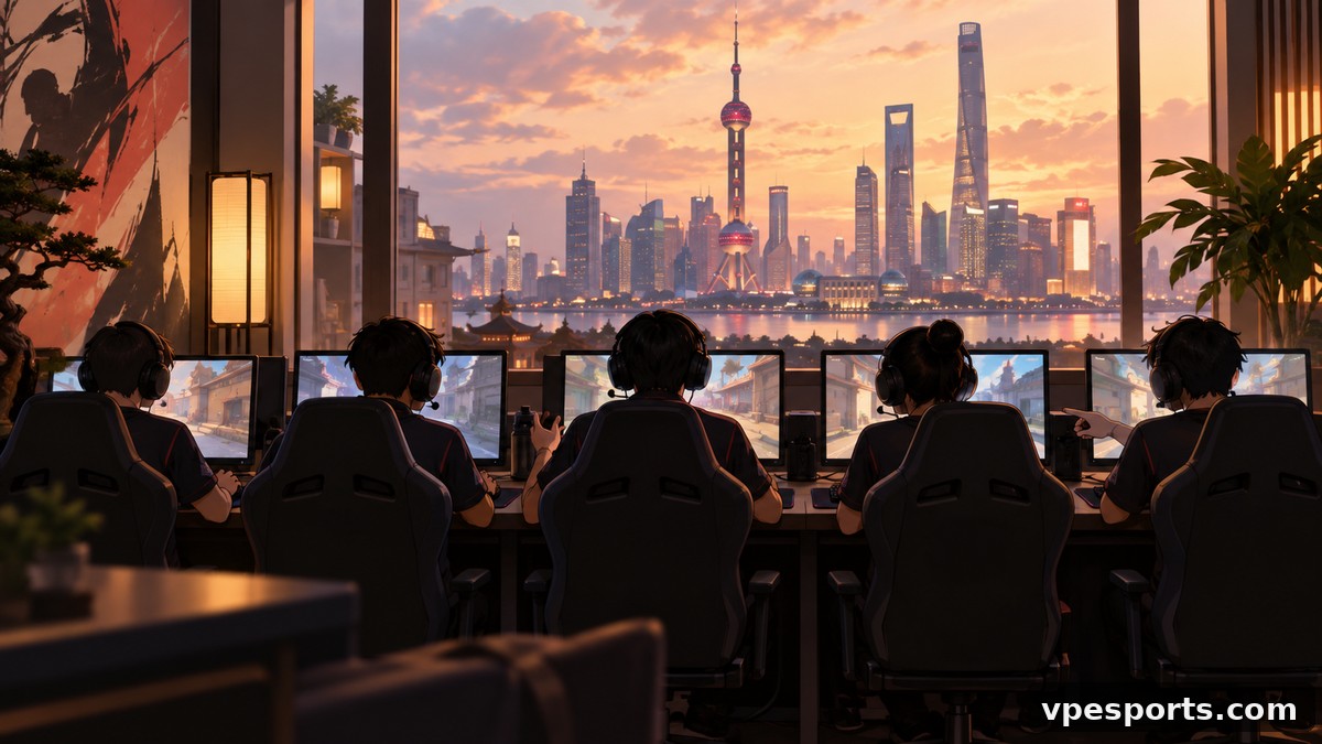 Conceptual illustration of team practice before Shanghai