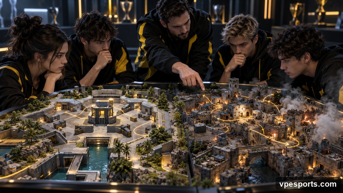 A tactical team studies two very different map challenges