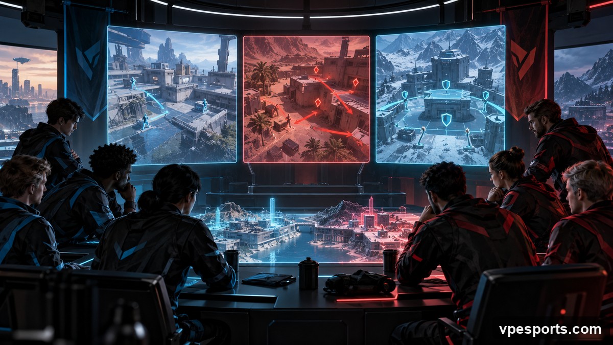 Two tactical teams exchange momentum across three different maps